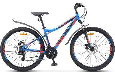 Скоростной велосипед для взрослых с дисковыми тормозами STELS Navigator 710 MD 27.5 дюймов рама 18" Синий - фото 1 - id-p220532229