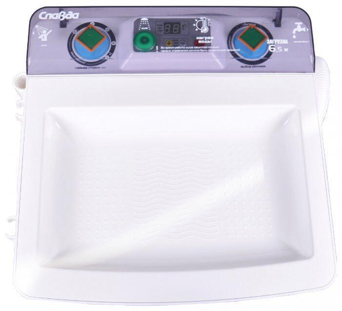 Активаторная стиральная машина полуавтомат для дачи деревни на 6 кг СЛАВДА WS-65PE LITE - фото 6 - id-p220142588