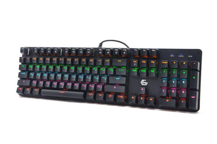 Игровая клавиатура с подсветкой GEMBIRD 18284 KB-G530L механическая геймерская мультимедийная для компьютера - фото 1 - id-p215920009