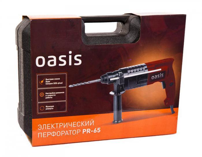 Перфоратор мощный строительный профессиональный OASIS PR-65 со сменным патроном SDS-plus - фото 5 - id-p215920451