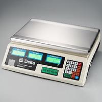 Весы торговые настольные DELTA ТВН-40 фасовочные для рынка торговли электронные с аккумулятором