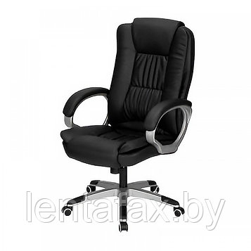 Кресло руководителя Deli E4524, ткань - кожзам чёрный, цвет чёрный