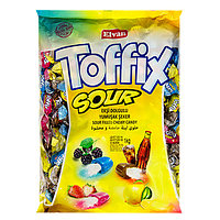 Карамель жевательная с начинкой кислое ассорти TOFFIX SOUR MIX BAG 350гр