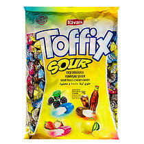 Карамель жевательная с начинкой кислое ассорти TOFFIX SOUR MIX BAG 350гр