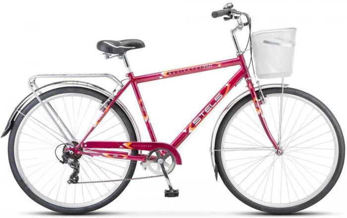 Велосипед взрослый мужской городской с корзиной и багажником STELS Navigator-355 V 28" рама 20 - фото 1 - id-p220533698