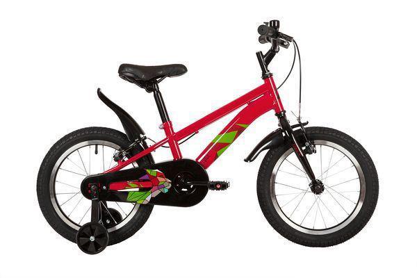 Детский велосипед для девочек с приставными колесами NOVATRACK 167LYNX1V.RD22 терракотовый - фото 1 - id-p220533798