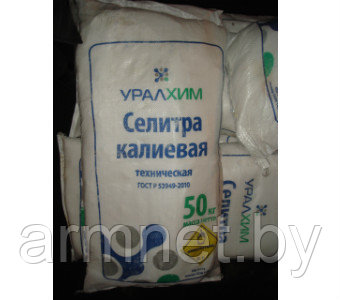 Селитра калиевая (KNO3) мешок 50 кг