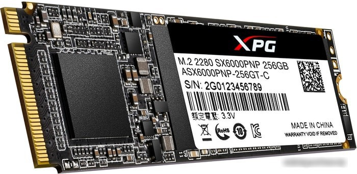 SSD A-Data XPG SX6000 Pro 256GB ASX6000PNP-256GT-C - фото 3 - id-p220609127