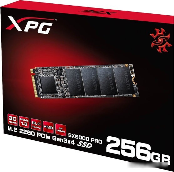 SSD A-Data XPG SX6000 Pro 256GB ASX6000PNP-256GT-C - фото 5 - id-p220609127