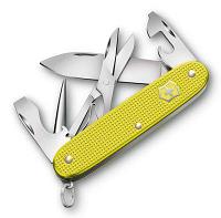 Складной нож Victorinox Pioneer X, функций: 9, 93мм, желтый , коробка подарочная [0.8231.l23]
