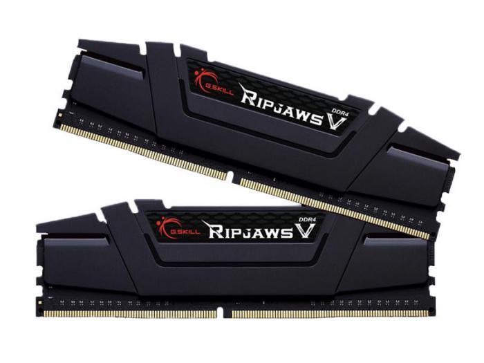 G.Skill Ripjaws V DDR4 DIMM 3200MHz PC4-25600 CL16 - 16Gb KIT (2x8Gb) F4-3200C16D-16GVKB - фото 1 - id-p219788802