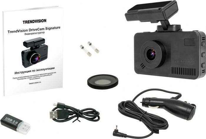 Видеорегистратор-радар детектор-GPS информатор (3в1) TrendVision DriveCam Signature - фото 6 - id-p219789466