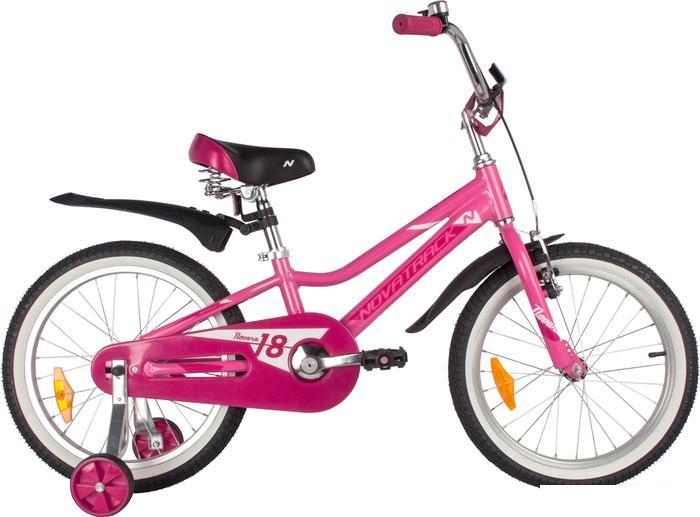 Детский велосипед Novatrack Novara 18 2022 185ANOVARA.PN22 (розовый) - фото 1 - id-p220588830