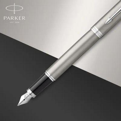 Набор ручек Parker IM Core FK221 (2183058) Stainless Steel CT руч.пер./руч.шар. M ст.нерж. подар.кор - фото 8 - id-p220020748