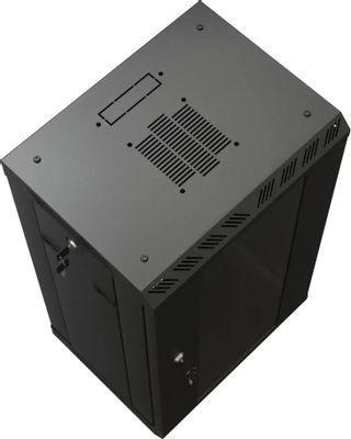 Шкаф коммутационный Hyperline TDB-6U-GP-RAL9004 настенный, стеклянная передняя дверь, 6U, 390x366.5x300 мм - фото 3 - id-p220106570