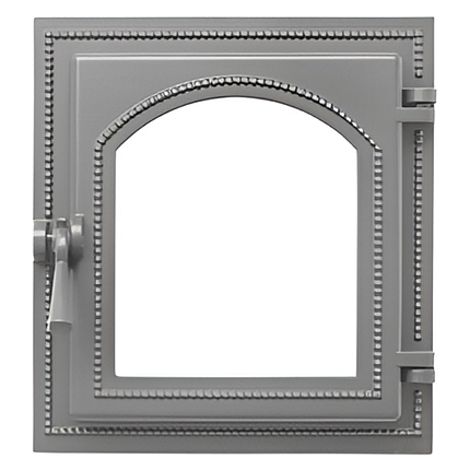 Дверка Везувий каминная 270 (не крашенная, без стекла), фото 2