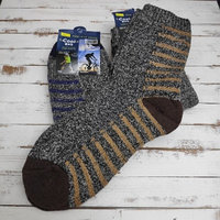 Термоноски Cool Pile Socks, размер 40-46 Сlassic (коричневый узор)