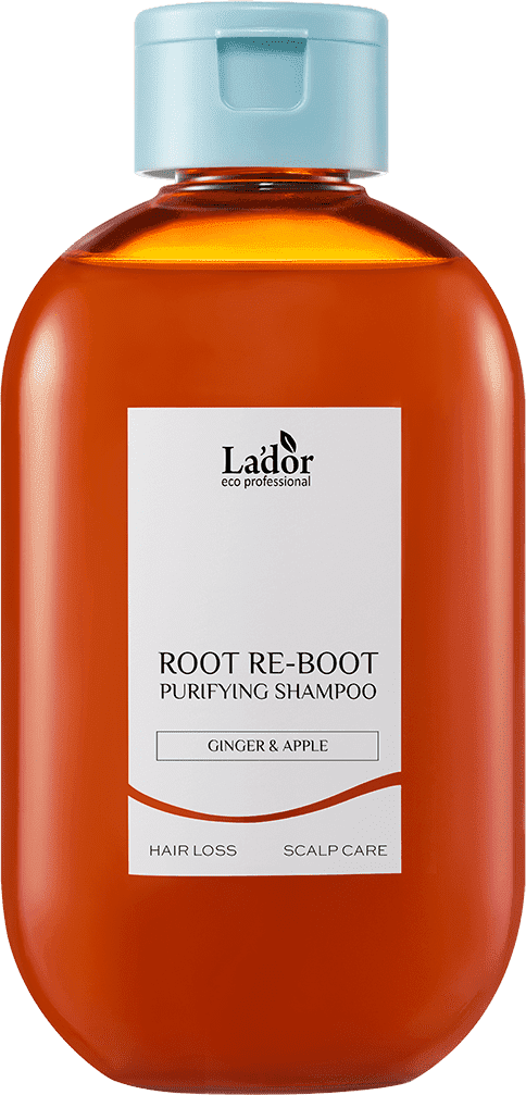 Шампунь для чувствительной кожи головы (LA'DOR) ROOT RE-BOOT PURIFYING SHAMPOO (GINGER & APPLE), 300мл