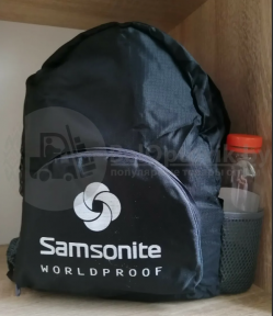 Рюкзак Samsonite Worldroof (легко трансформируется в косметичку) Темно-серый - фото 1 - id-p179628752