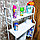 Стеллаж - полка напольная Washing machine storage rack для ванной комнаты  2 Полки Над бочком унитаза 136х45, фото 7