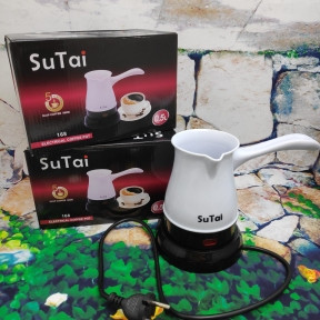Кофеварка (турка) электрическая SuTai, 500мл Белый. Вкуснейший кофе дома - фото 1 - id-p179627495