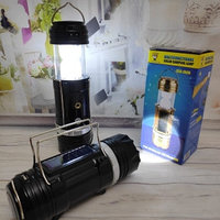 Универсальный складной кемпинговый фонарь Solar Camping Lamp GSH 9688 с солнечной панелью. Чемпион Лучшее