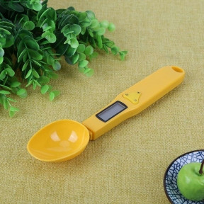 Электронная мерная ложка-весы Digital Spoon Scale 500g х 0,1g Желтая