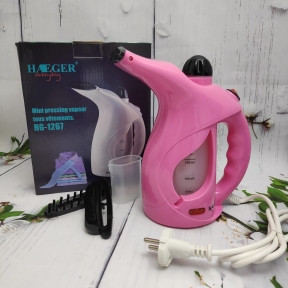 Ручной отпариватель, HAEGER 750 Вт модель HG-1267 Розовый - фото 1 - id-p179627563