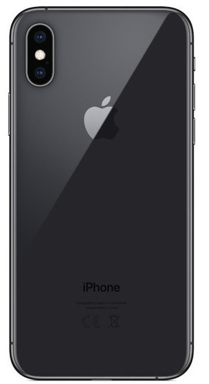Задняя крышка Apple iPhone XS Max с рамокй Серый - фото 1 - id-p214445821