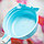 Терка - овощерезка 8 в 1 Kithen Cutter / 4 насадки, чашка - дуршлаг, отделитель белка, соковыжималка Голубой, фото 7