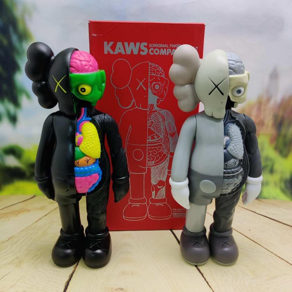 Kaws Dissected Gray Игрушка 40 см - фото 9 - id-p179629539