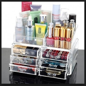 УЦЕНКА Органайзер акриловый для косметики Cosmetic Storage Box 6 полок - фото 1 - id-p179627961