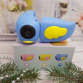 Детский фотоаппарат - видеокамера Kids Camera DV-A100 Синий