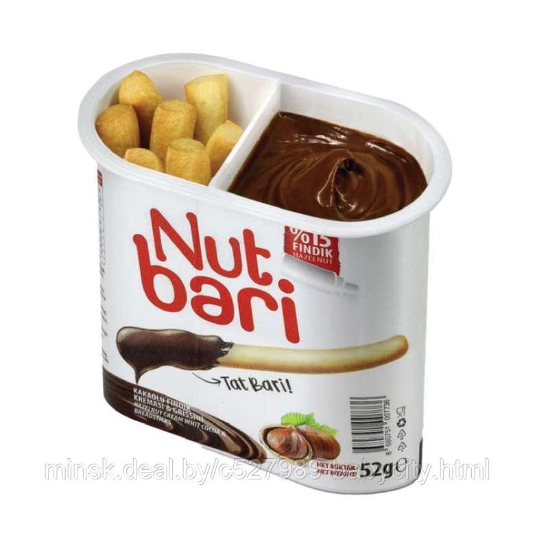Паста ореховая с какао и печеньем Nut Bari, 52г - фото 2 - id-p220616946