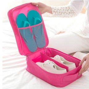 Органайзер для обуви Travel Series-shoe pouch (Сумка для обуви серии Travel) Розовый - фото 1 - id-p179626836