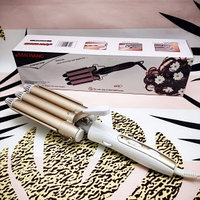 Тройная плойка для создания крупных локонов Hair Curler Wang D28