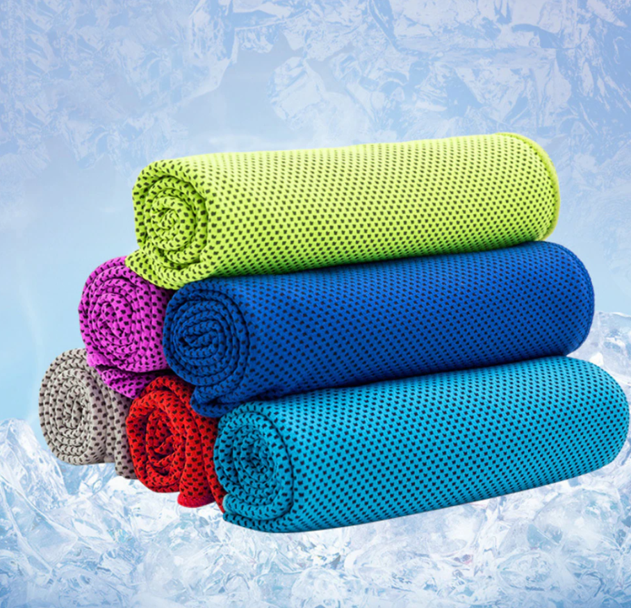 Спортивное охлаждающее полотенце Super Cooling Towel Синий - фото 9 - id-p179627071