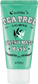 Успокаивающая ночная маска для лица A'PIEU Fresh Mate Tea Tree Mask (Soothing),50мл