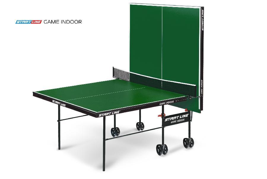 Стол теннисный Start Line Game с сеткой (Зелёный) - фото 2 - id-p220609687