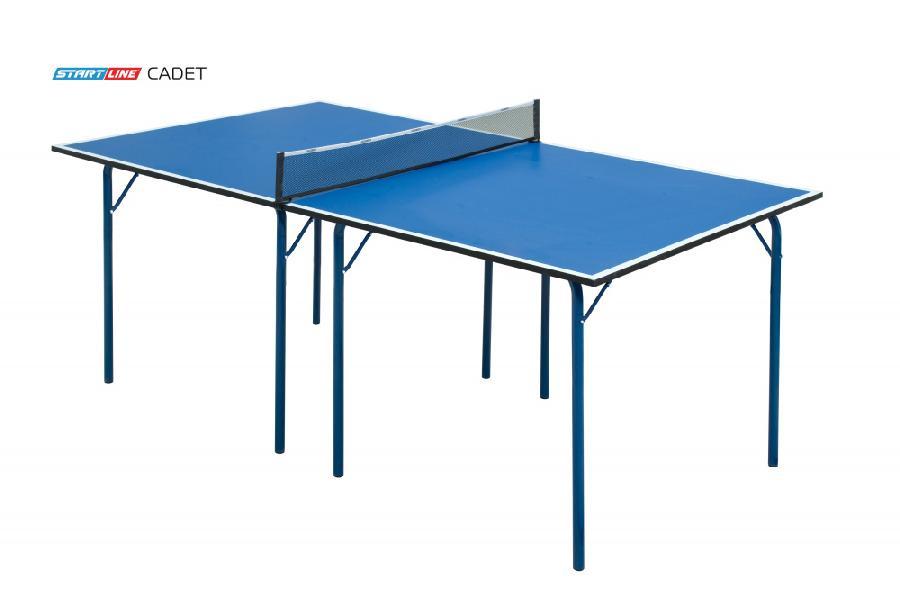 Стол теннисный Start Line Cadet с сеткой (Синий) - фото 1 - id-p220609691