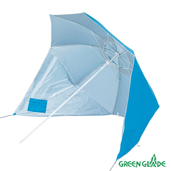 Зонт от солнца Green Glade A2102 (голубой) - фото 1 - id-p220618183