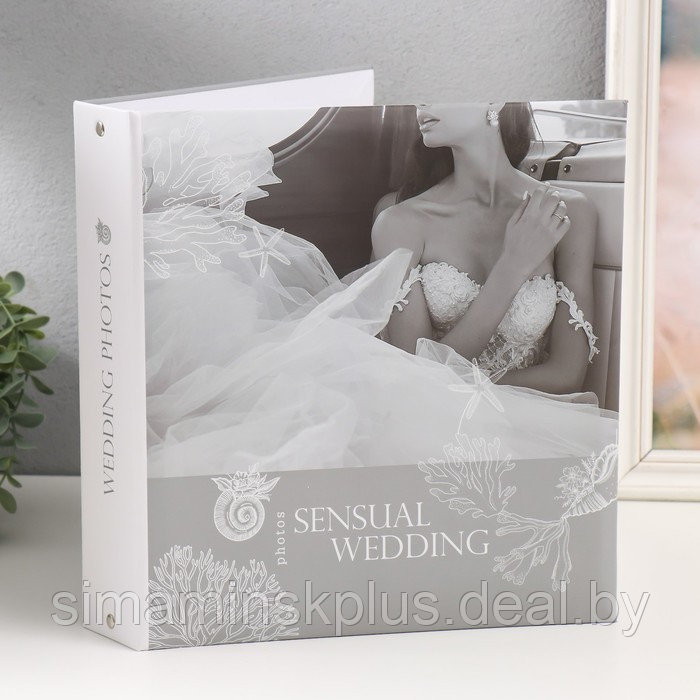Фотоальбом на 50 магнитных листов 23х28 см, на кольцах "sensual wedding 1" - фото 1 - id-p220619792