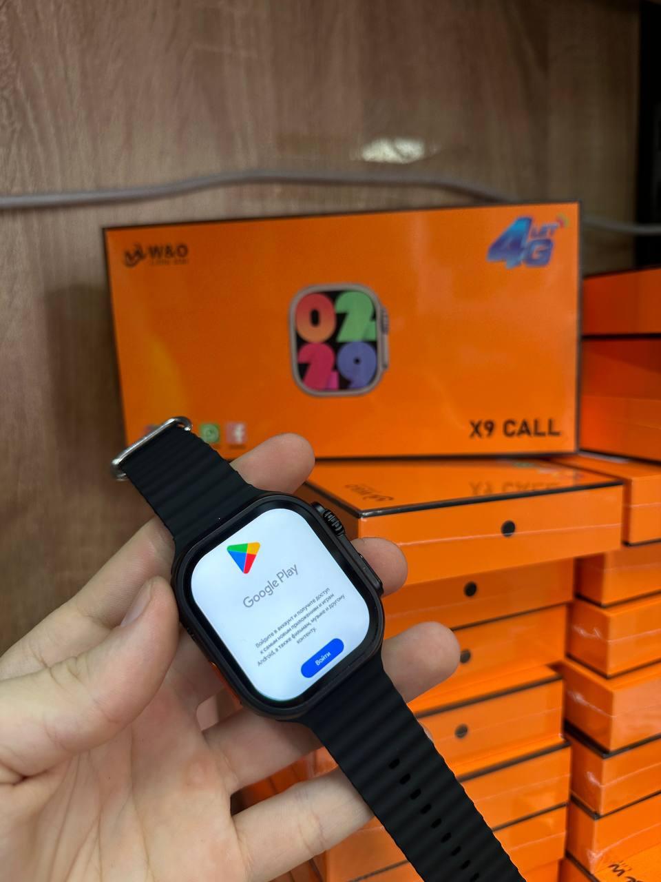 Умные часы W&O Смарт часы X9 Call Android с сим картой, 49mm: продажа ...