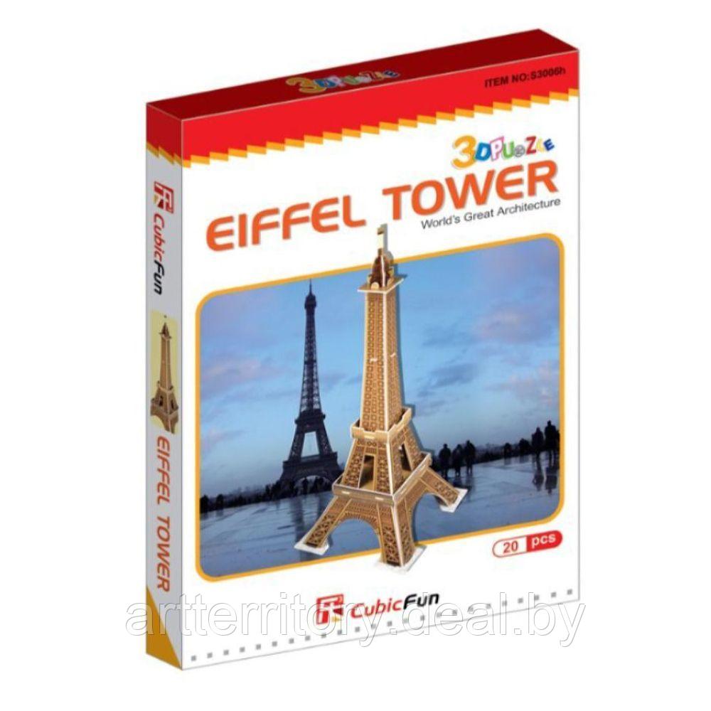 Конструктор 3D пазл. Эйфелева башня (Франция) мини серия, Cubic Fun - фото 1 - id-p220618528