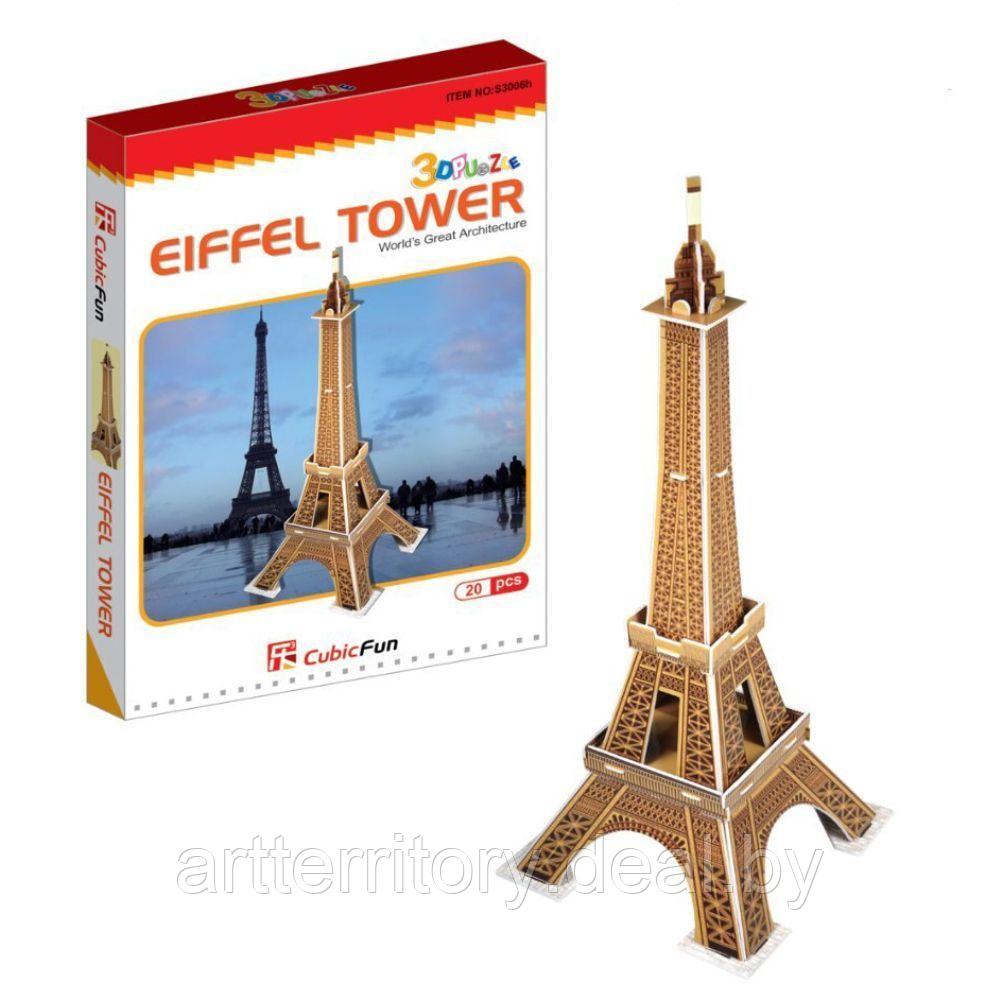 Конструктор 3D пазл. Эйфелева башня (Франция) мини серия, Cubic Fun - фото 2 - id-p220618528