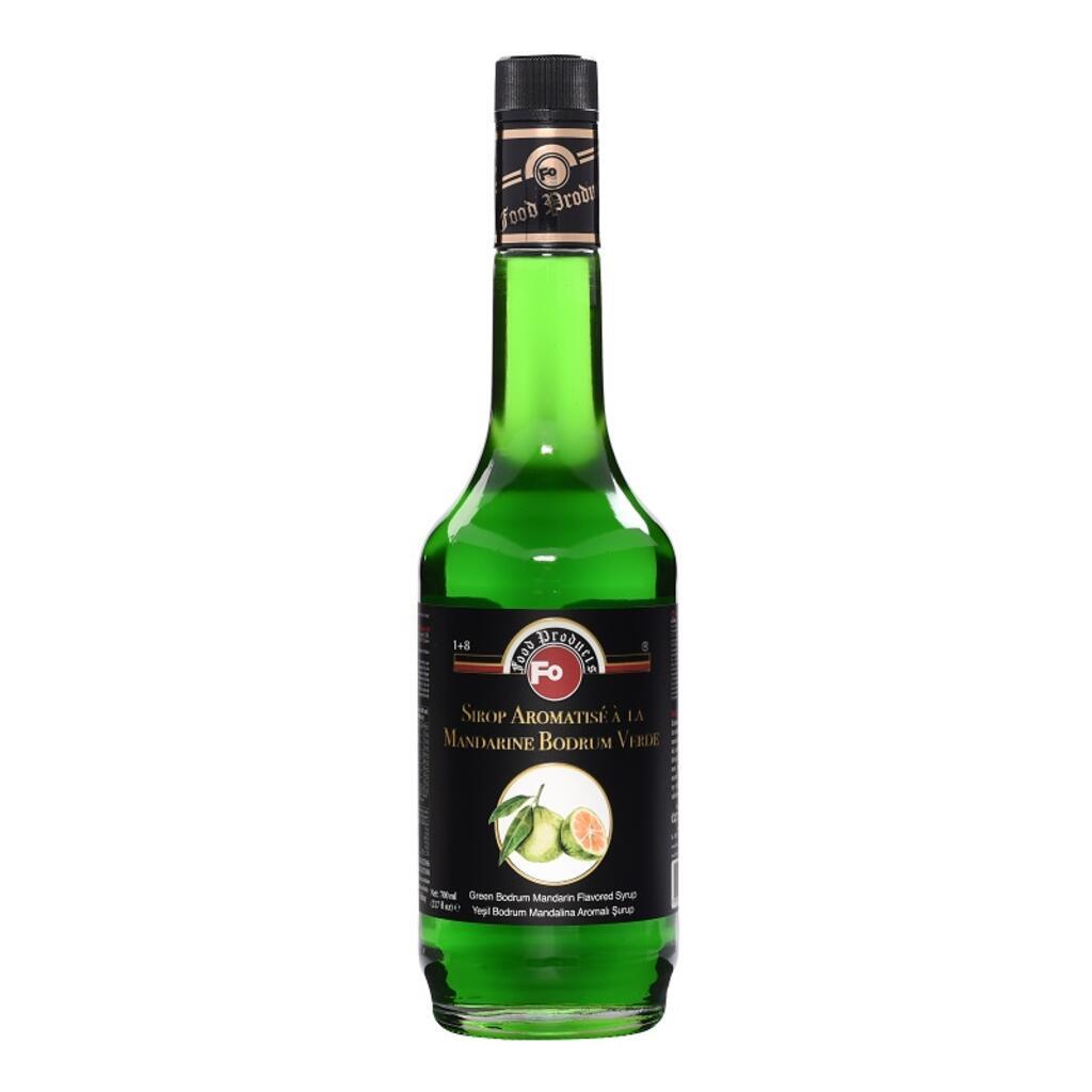 Сироп Зеленый мандарин (GREEN BODRUM MANDARIN FLAVORED SYRUP) 0,7л. - фото 1 - id-p220621200