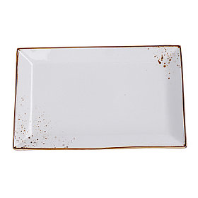 Блюдо прямоугольное 35*25 см, фарфор, серия "Элеганс" "The Sun" P.L.