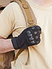 Перчатки тактические со вставкой 3 (черные). Размер XL, фото 5