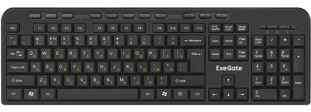 Комплект беспроводной клавиатура и мышь ExeGate Professional Standard Combo MK240, черный 556725 - фото 2 - id-p220625577