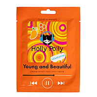 Holly Polly Тканевая маска для лица с медом и манго Young and Beautiful, 22 г